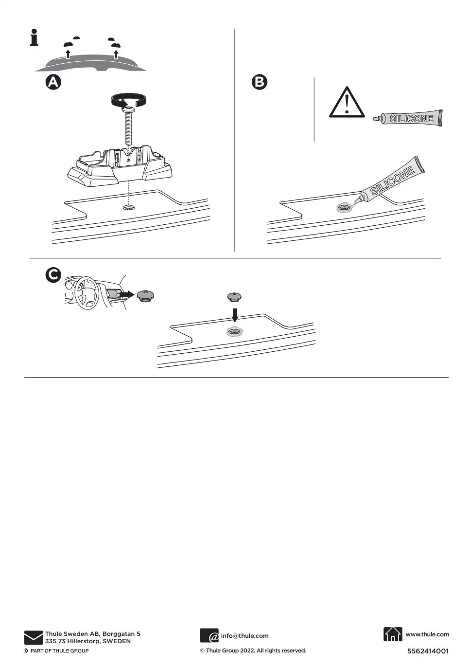 Kit THULE 187119 6 Manual