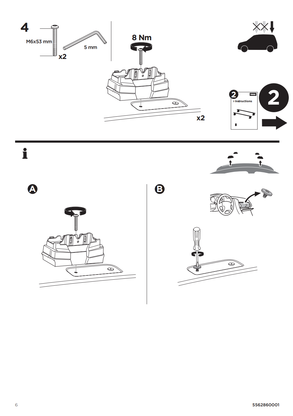 Kit THULE 187120 6 Manual