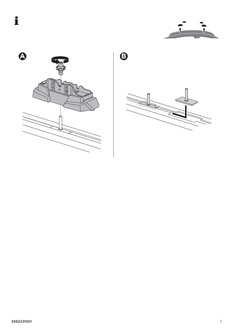 Kit THULE 187121 5 Manual