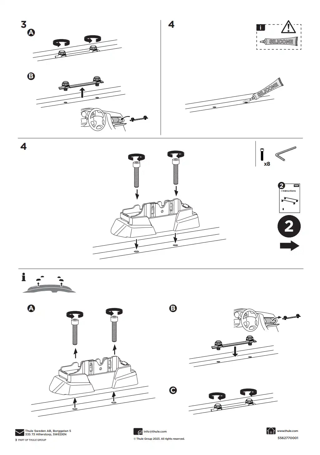 Kit THULE 187123 1 Manual
