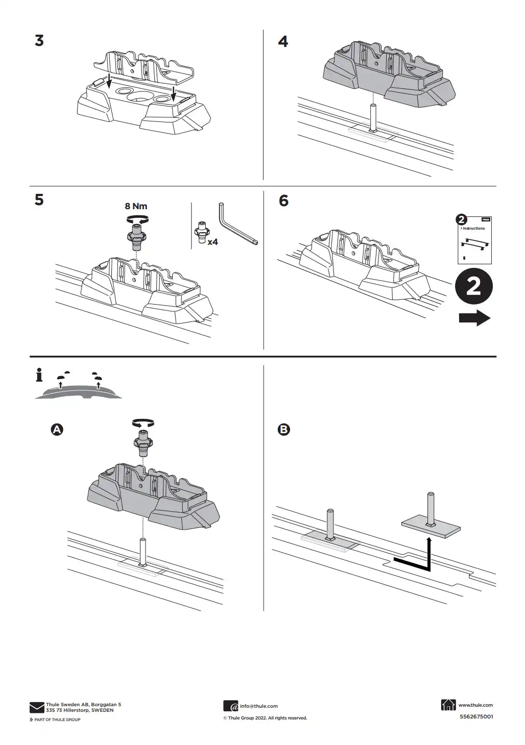 Kit THULE 187124 1 Manual