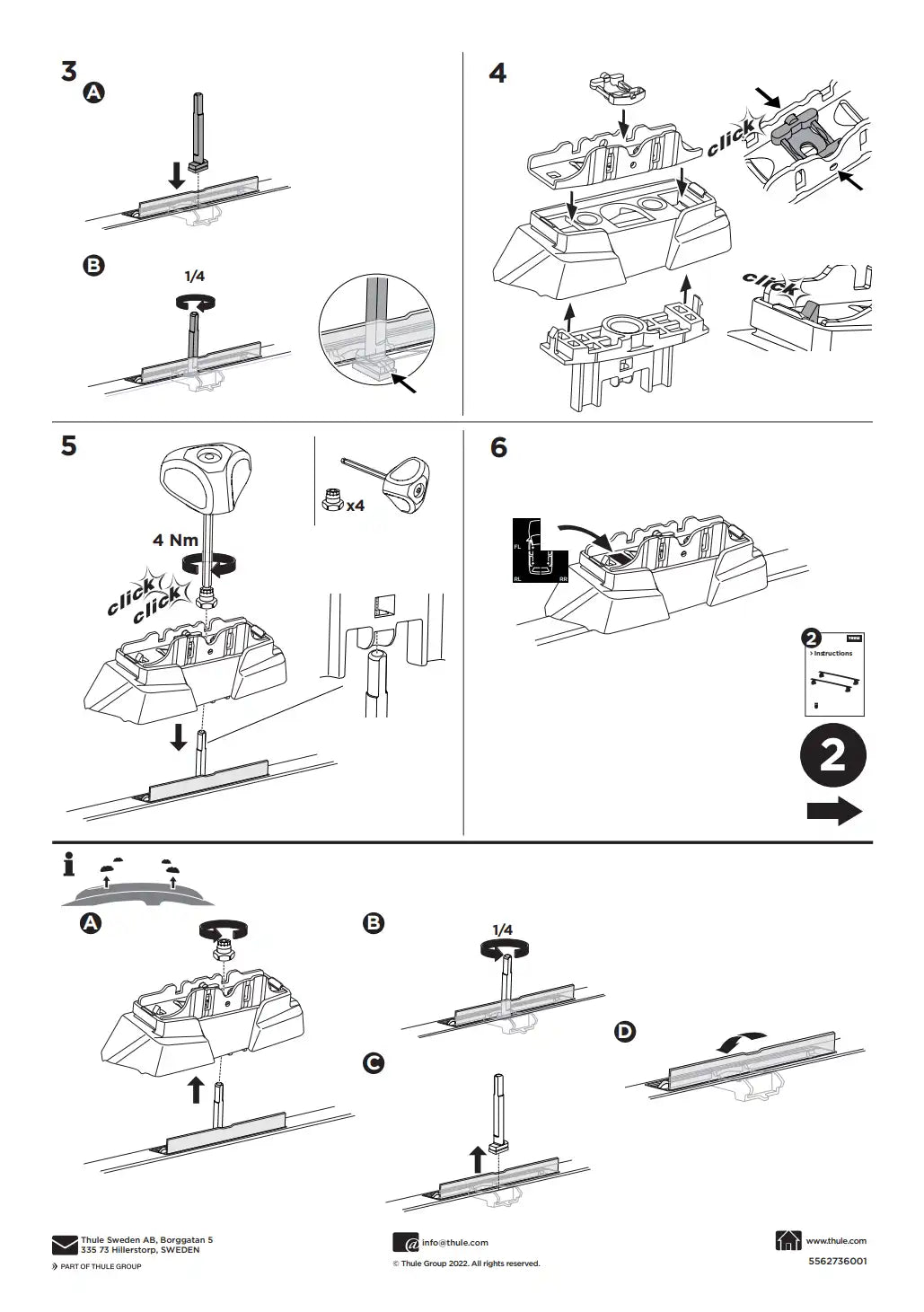 Kit THULE 187126 1 Manual