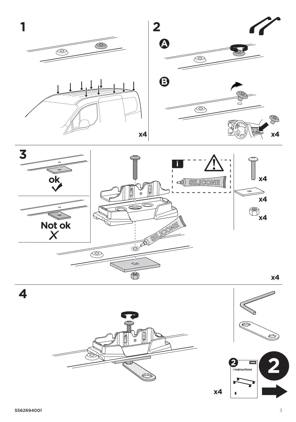 Kit THULE 187127 3 Manual