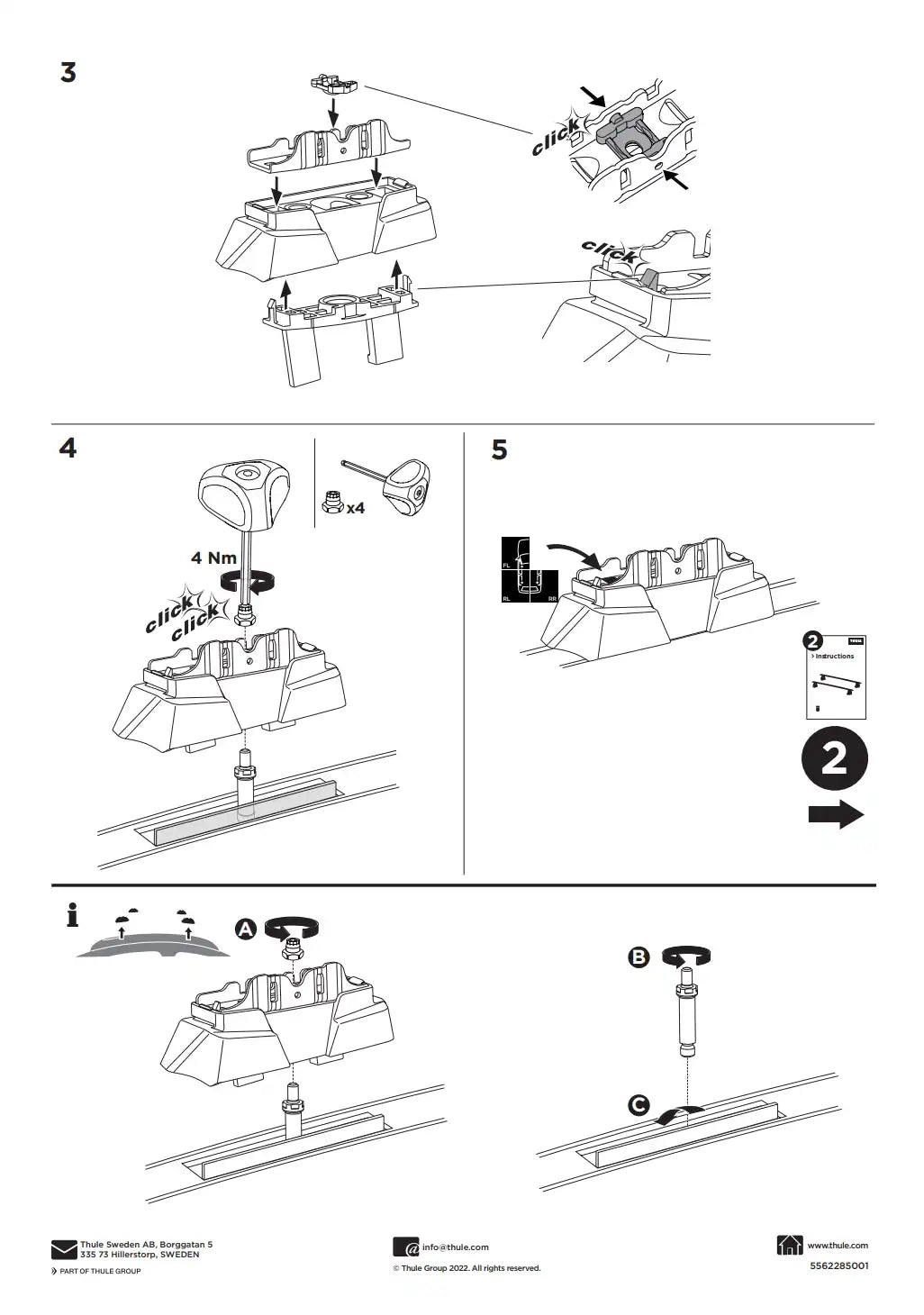 Kit THULE 187132 1 Manual