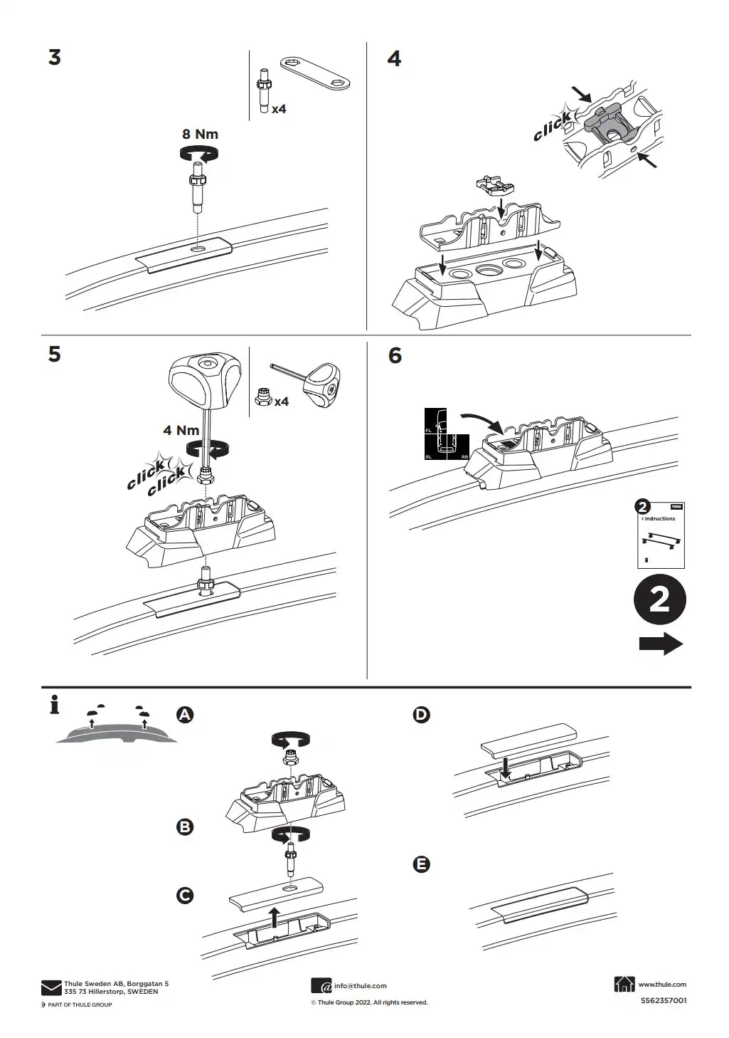 Kit THULE 187133 1 Manual