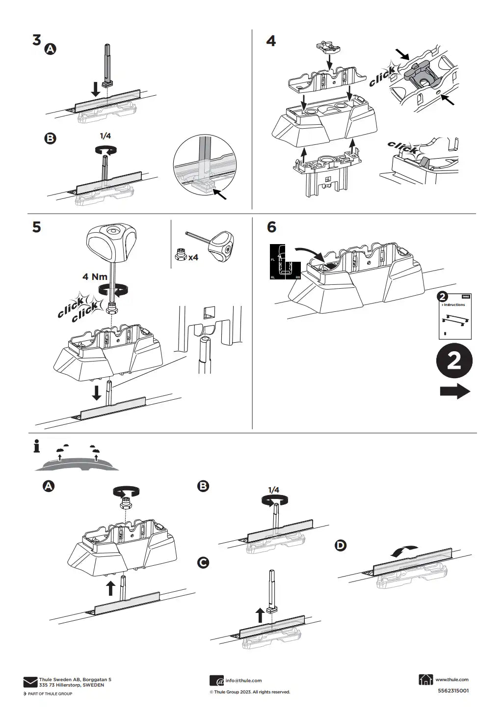 Kit THULE 187134 1 Manual