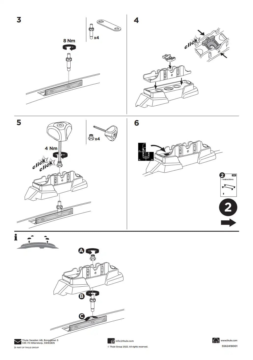 Kit THULE 187136 1 Manual