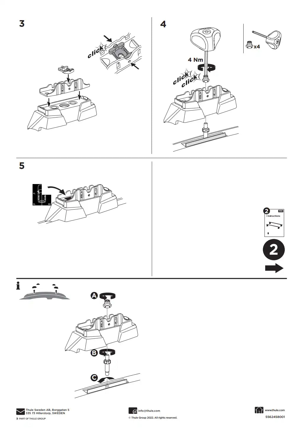 Kit THULE 187138 2 Manual