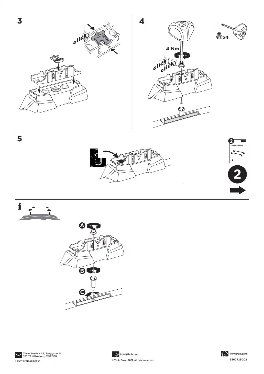 Kit THULE 187141 1 Manual