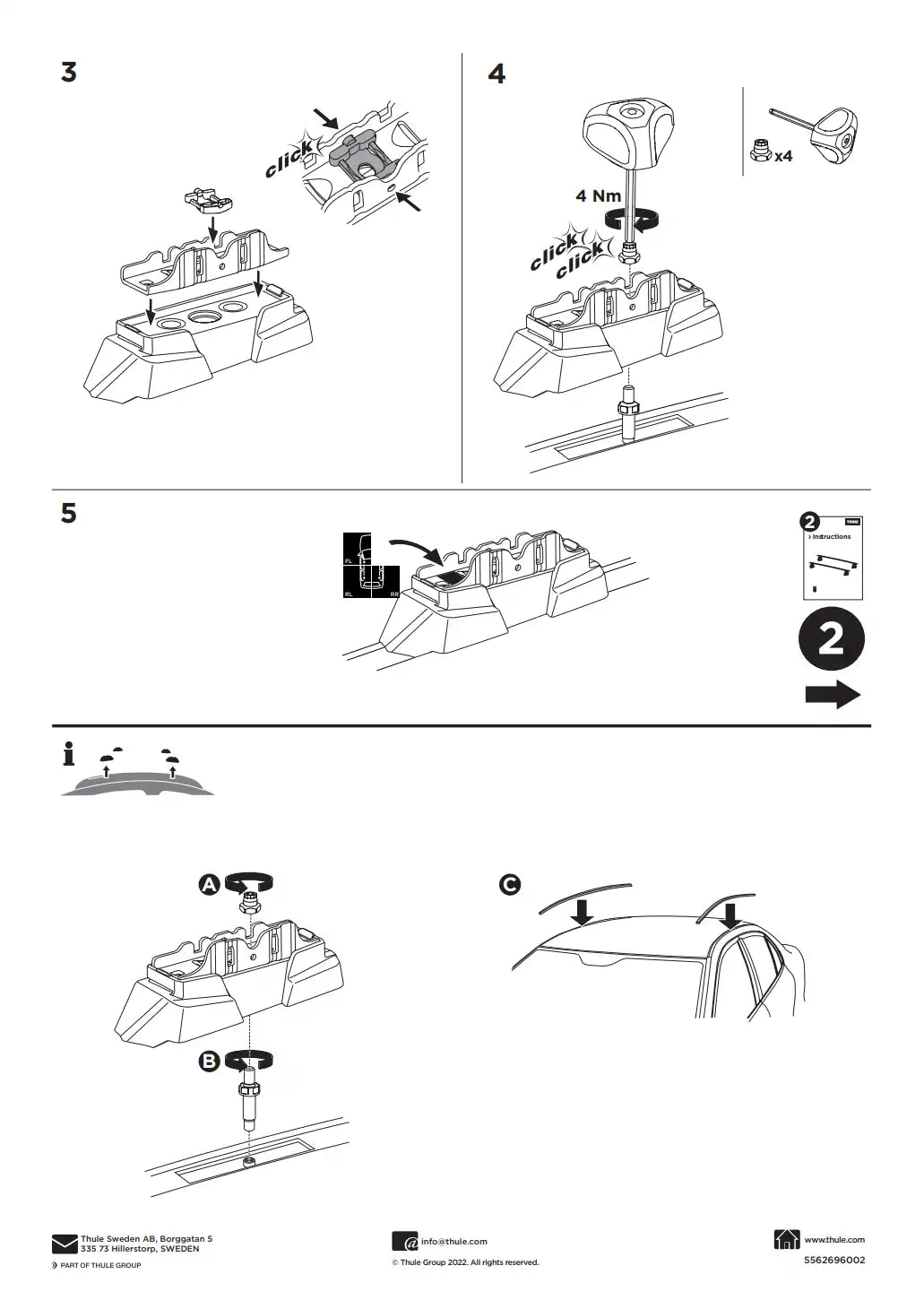 Kit THULE 187143 1 Manual
