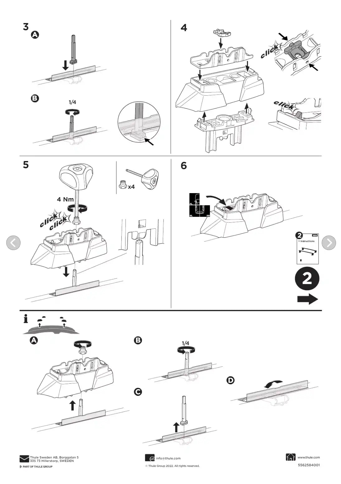 Kit THULE 187144 1 Manual
