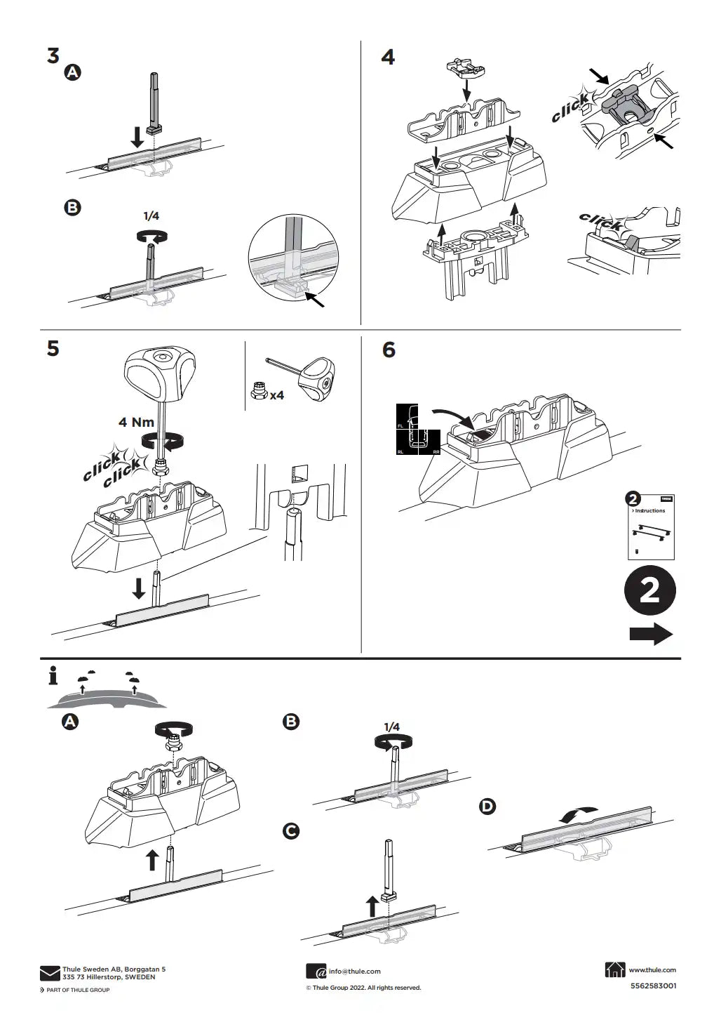 Kit THULE 187145 2 Manual