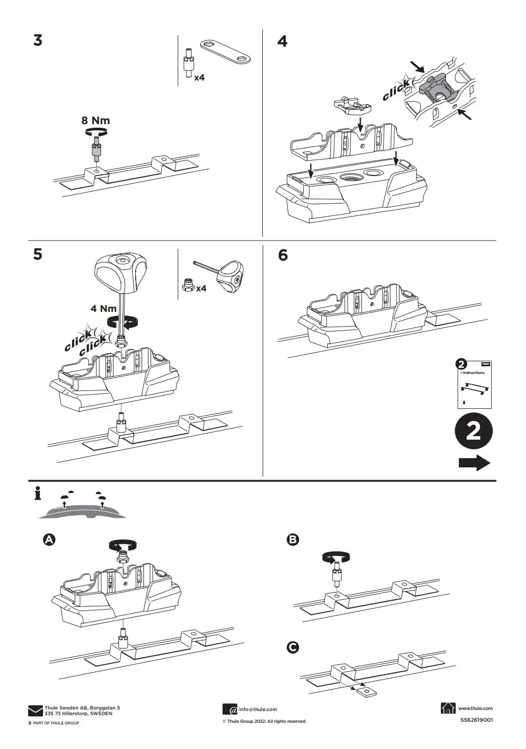 Kit THULE 187147 1 Manual