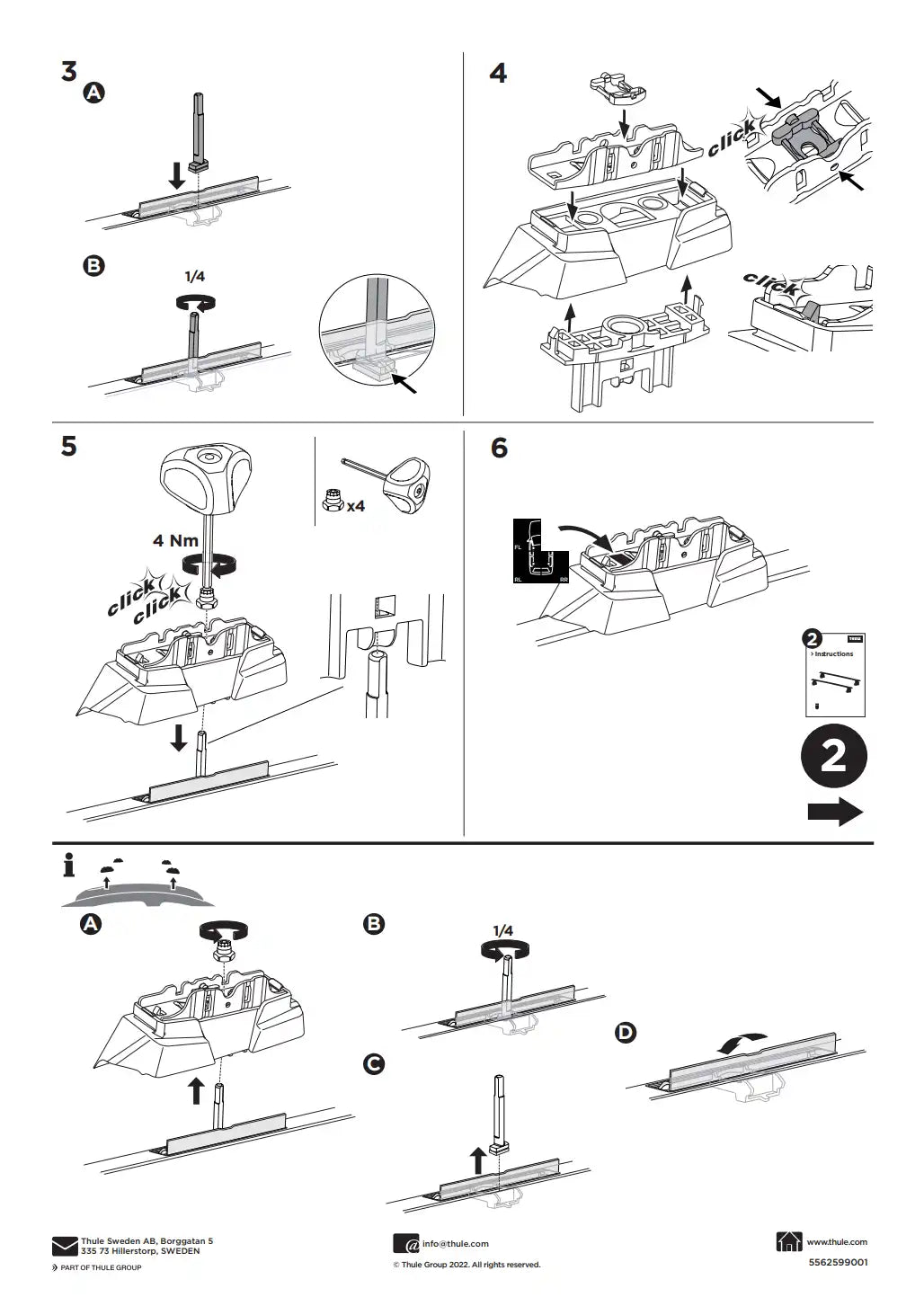 Kit THULE 187152 1 Manual