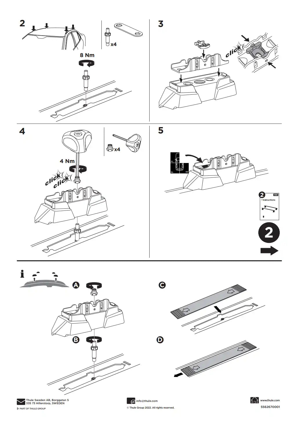 Kit THULE 187155 1 Manual