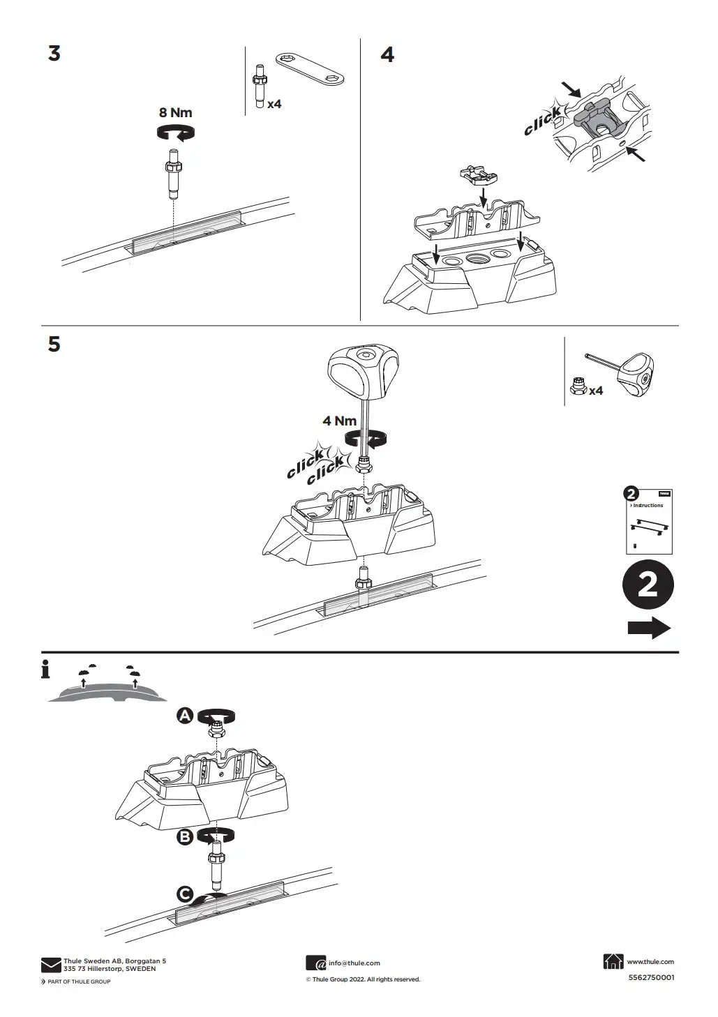 Kit THULE 187156 2 Manual
