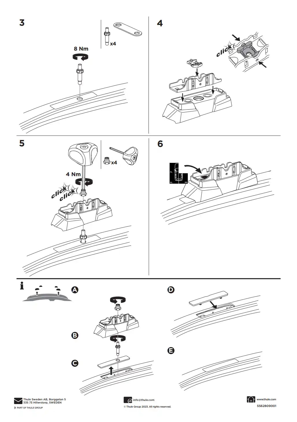 Kit THULE 187159 1 Manual