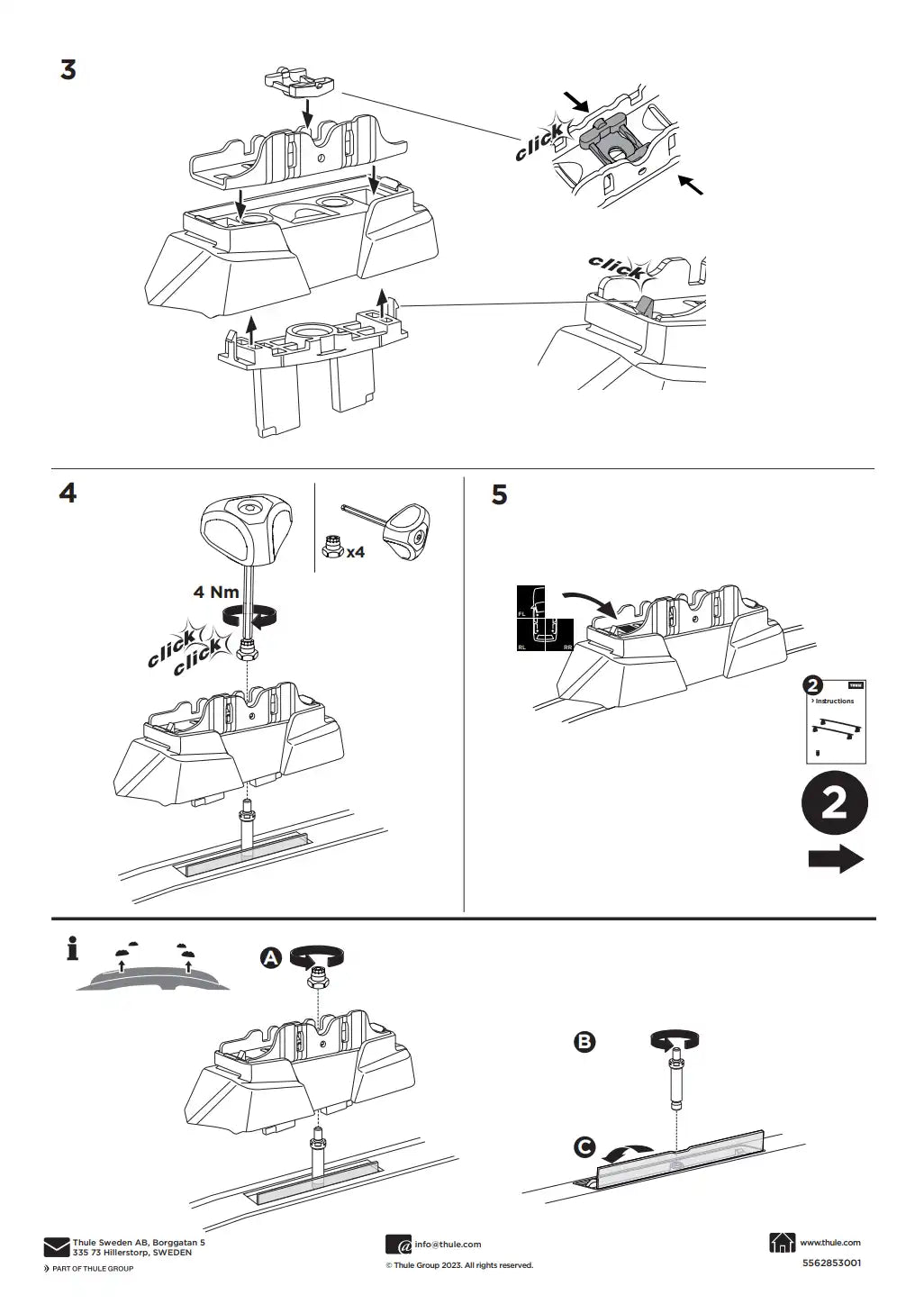 Kit THULE 187164 2 Manual