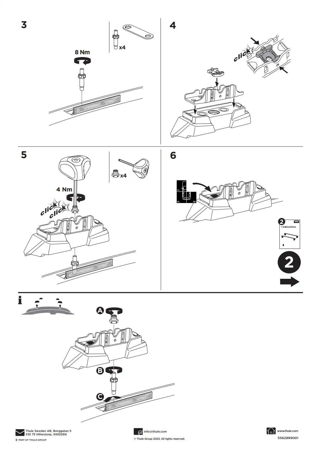 Kit THULE 187167 1 Manual