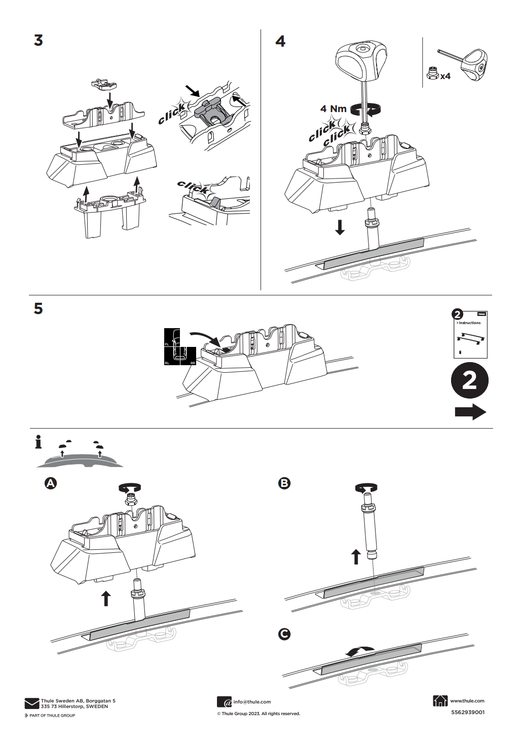 Kit THULE 187168 1 Manual