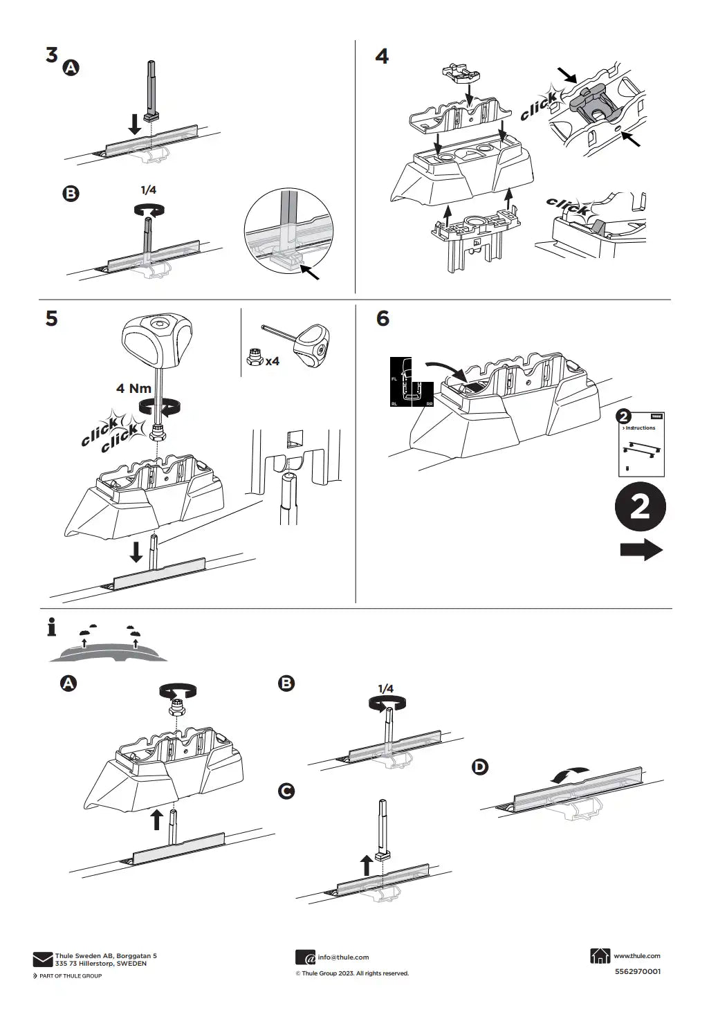 Kit THULE 187170 2 Manual