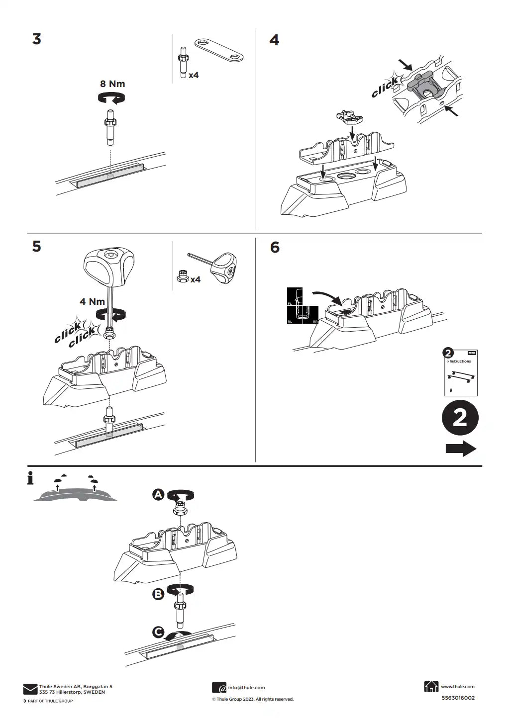 Kit THULE 187173 2 Manual