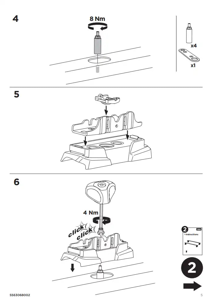 Kit THULE 187175 5 Manual
