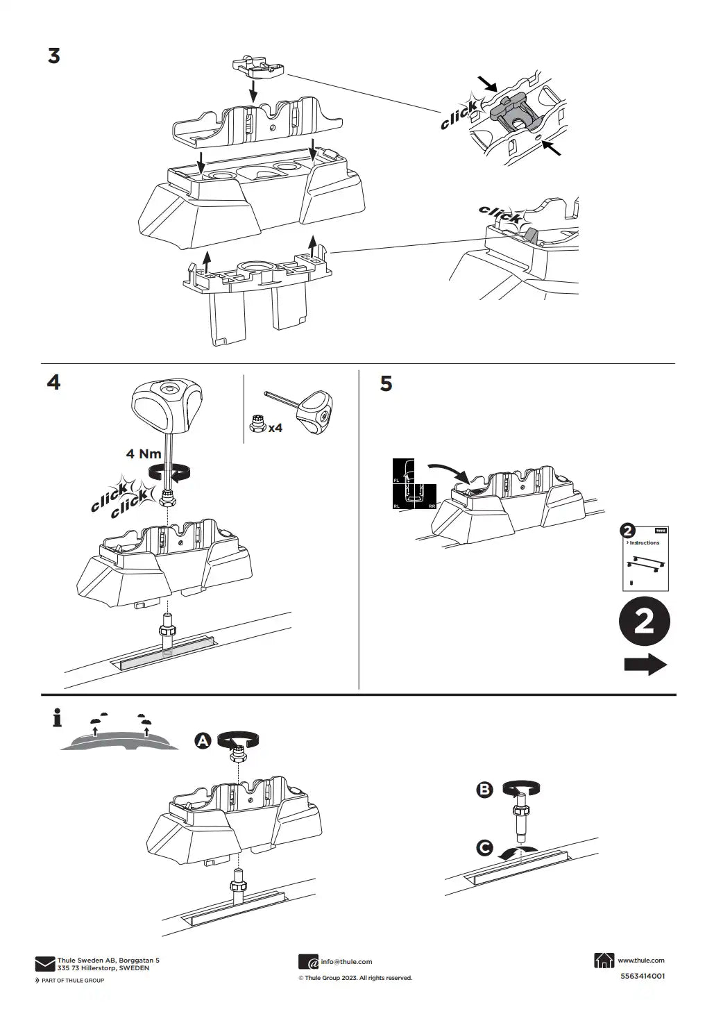 Kit THULE 187176 1 Manual