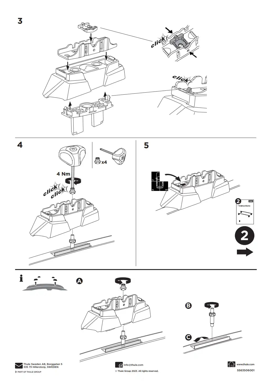 Kit THULE 187179 1 Manual
