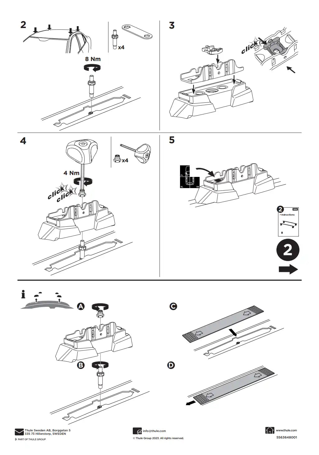 Kit THULE 187186 1 Manual