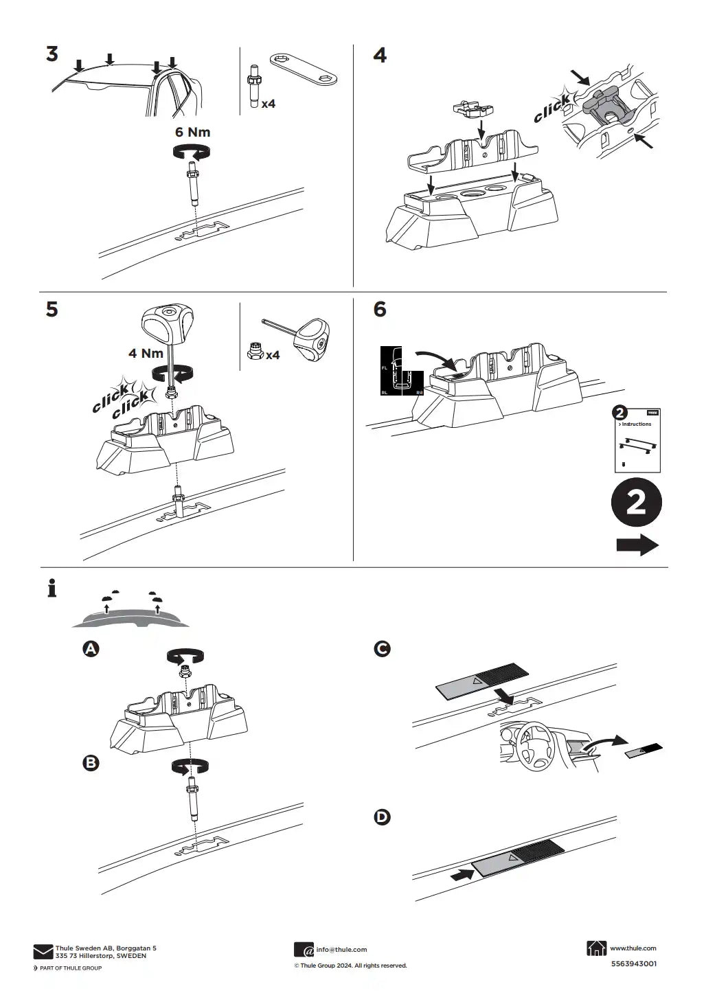 Kit THULE 187187 2 Manual