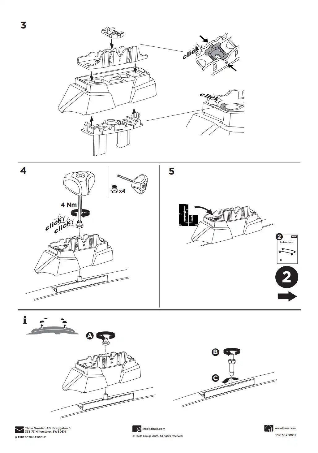 Kit THULE 187189 1 Manual