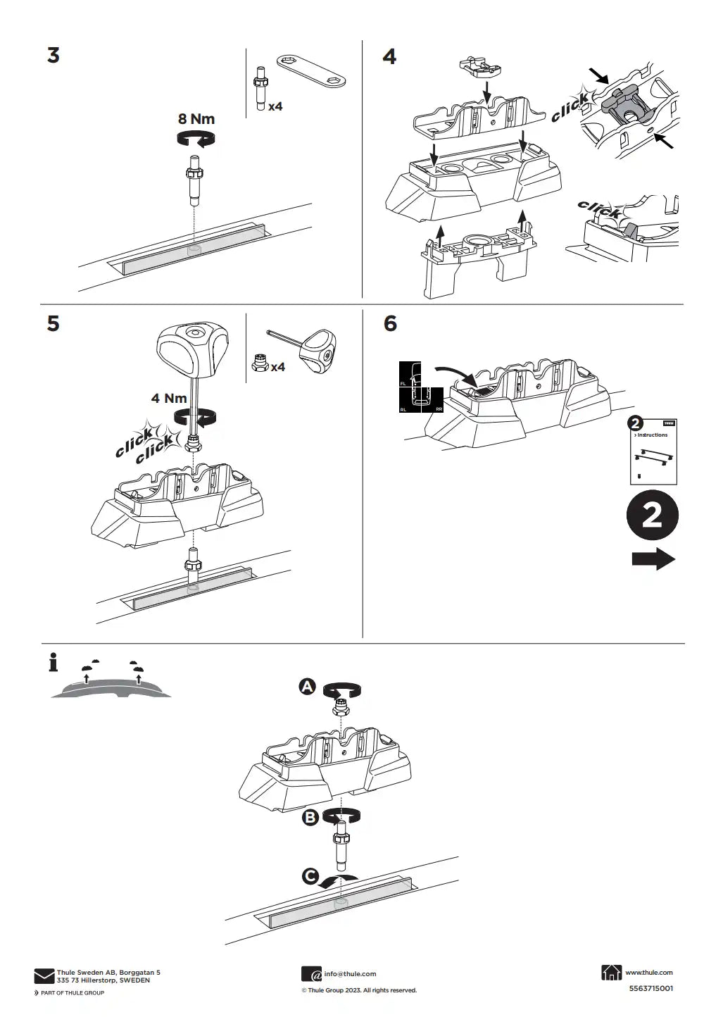 Kit THULE 187191 1 Manual