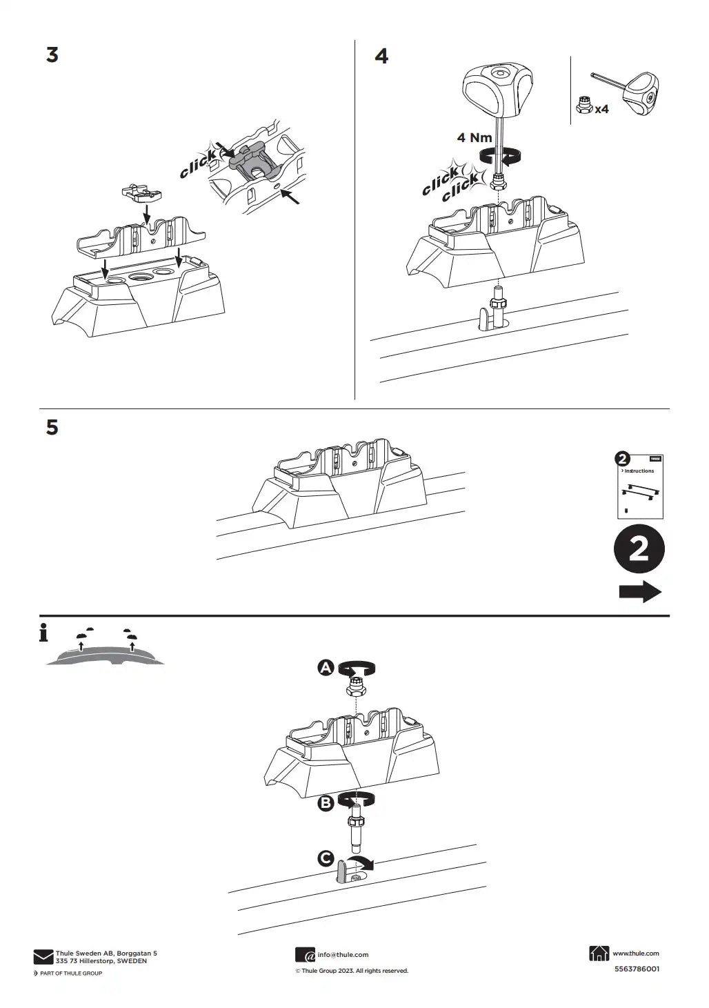 Kit THULE 187193 1 Manual