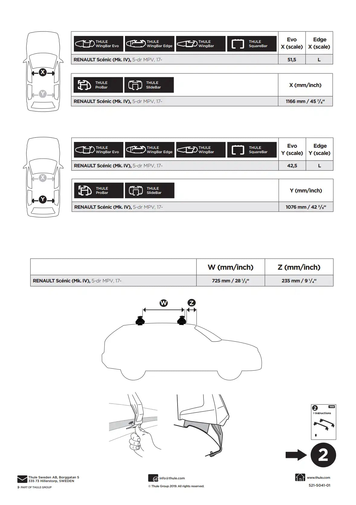 Kit Thule 145041 2 Manual 1