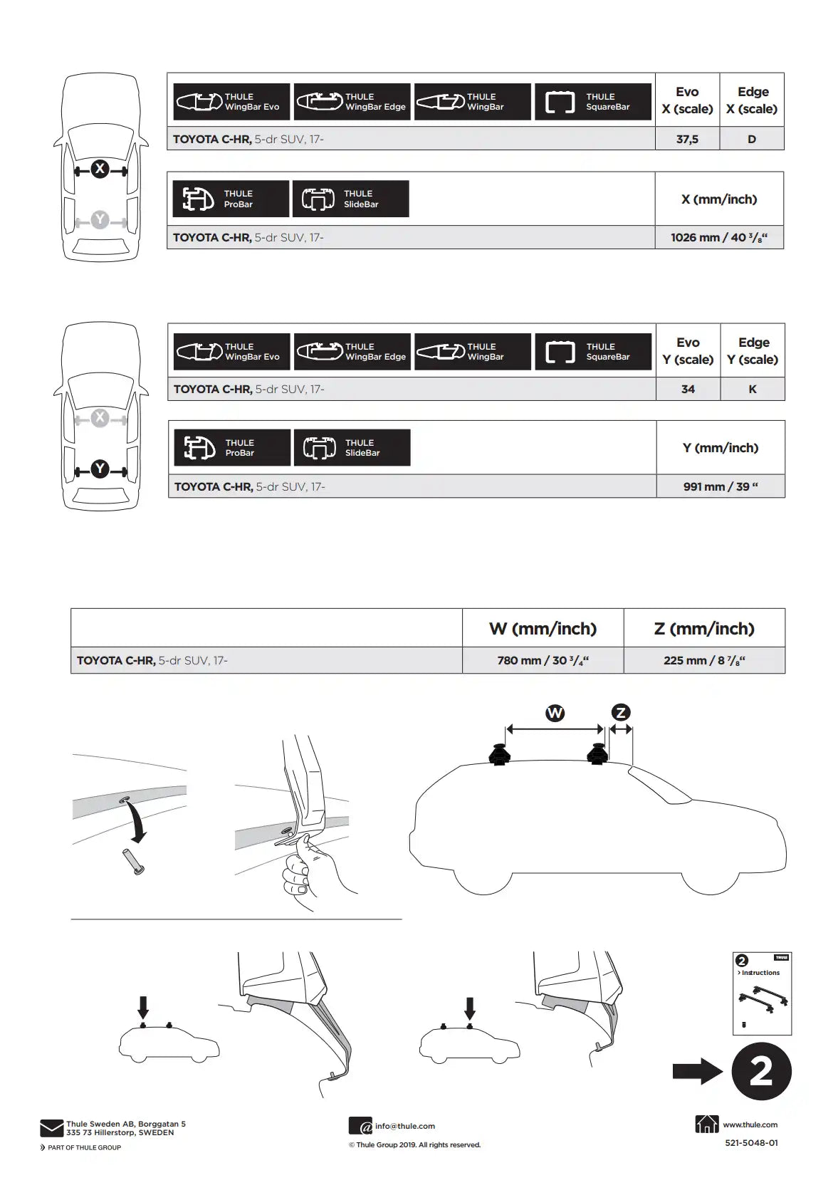 Kit Thule 145048 2 Manual