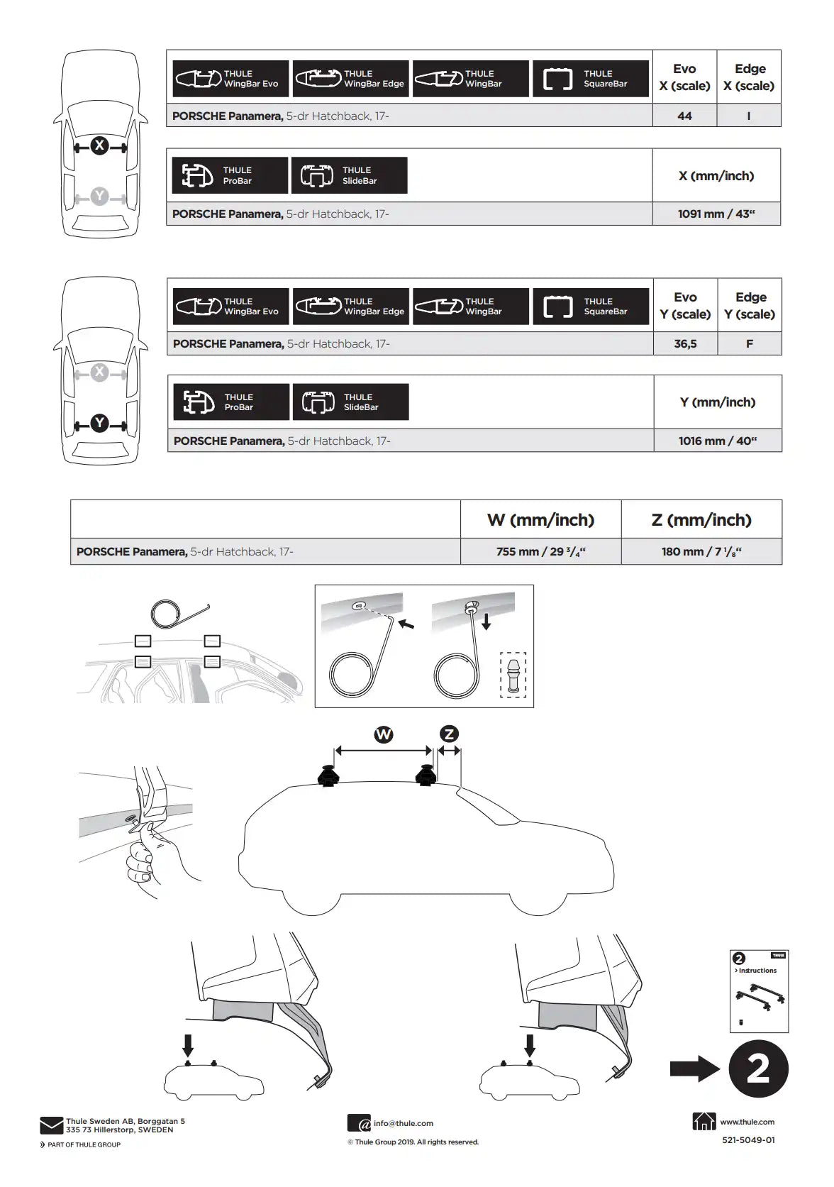 Kit Thule 145049 1 Manual
