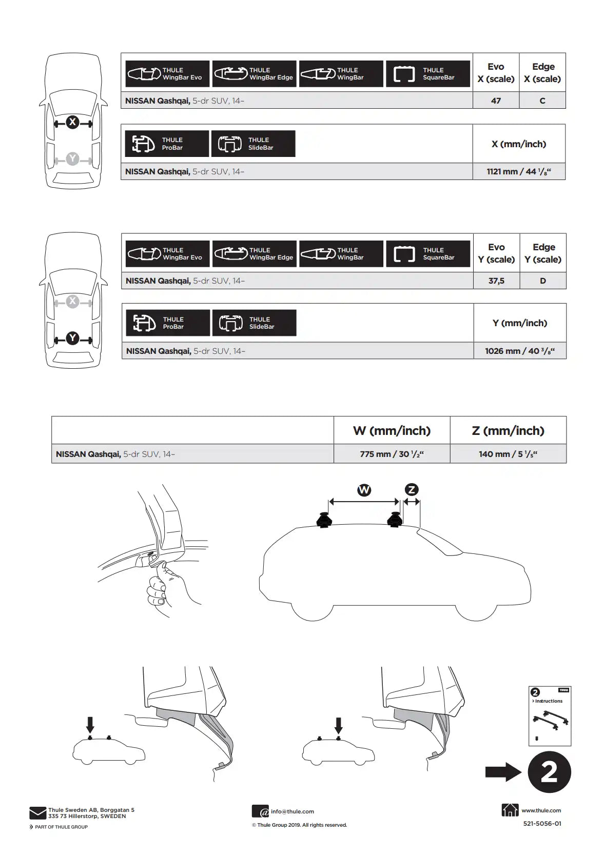 Kit Thule 145056 1 Manual