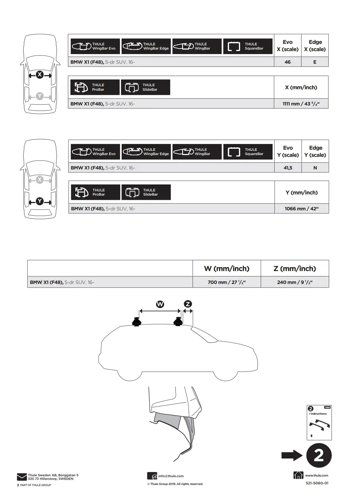 Kit Thule 145060 1 Manual