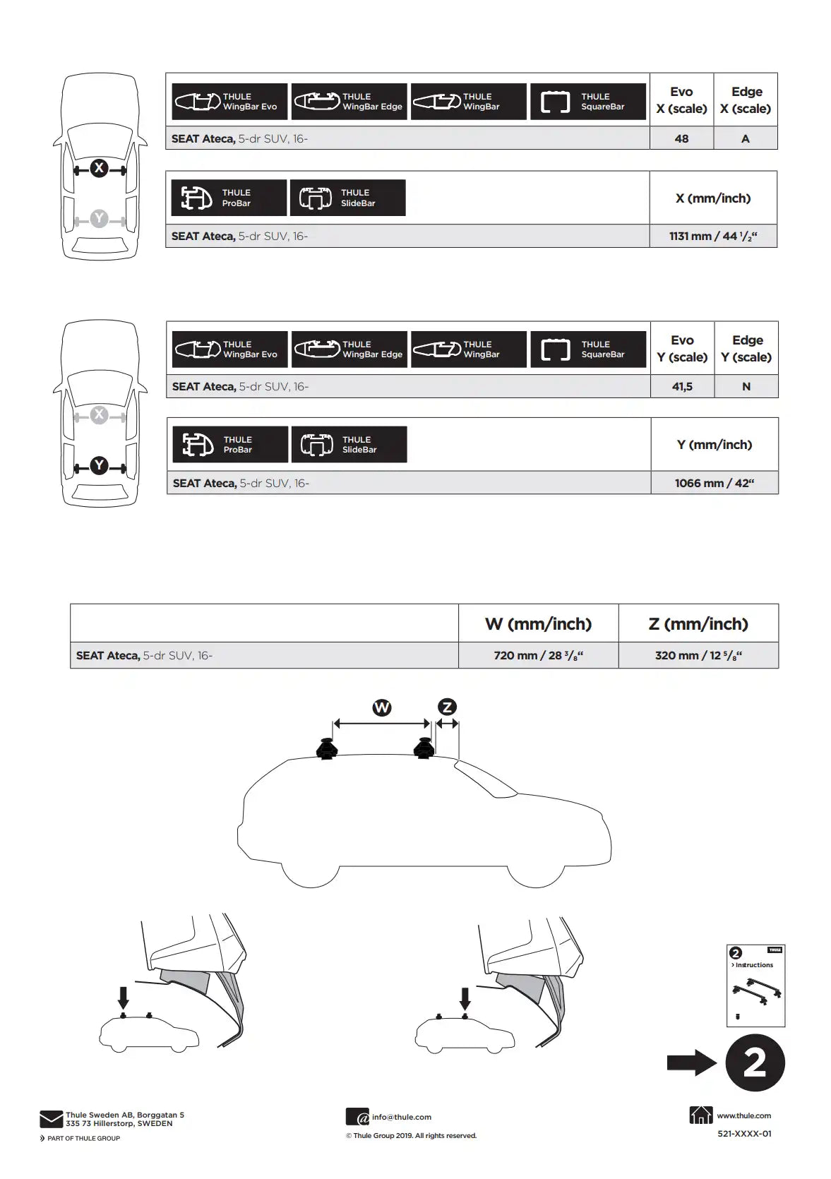 Kit Thule 145061 1 Manual