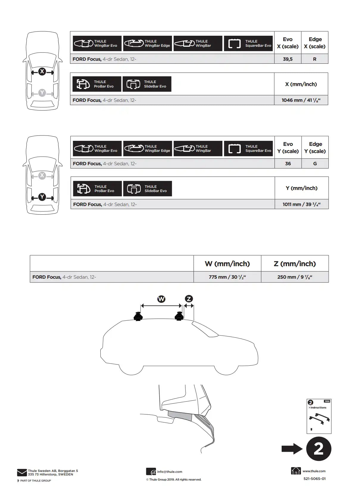 Kit Thule 145065 2 Manual