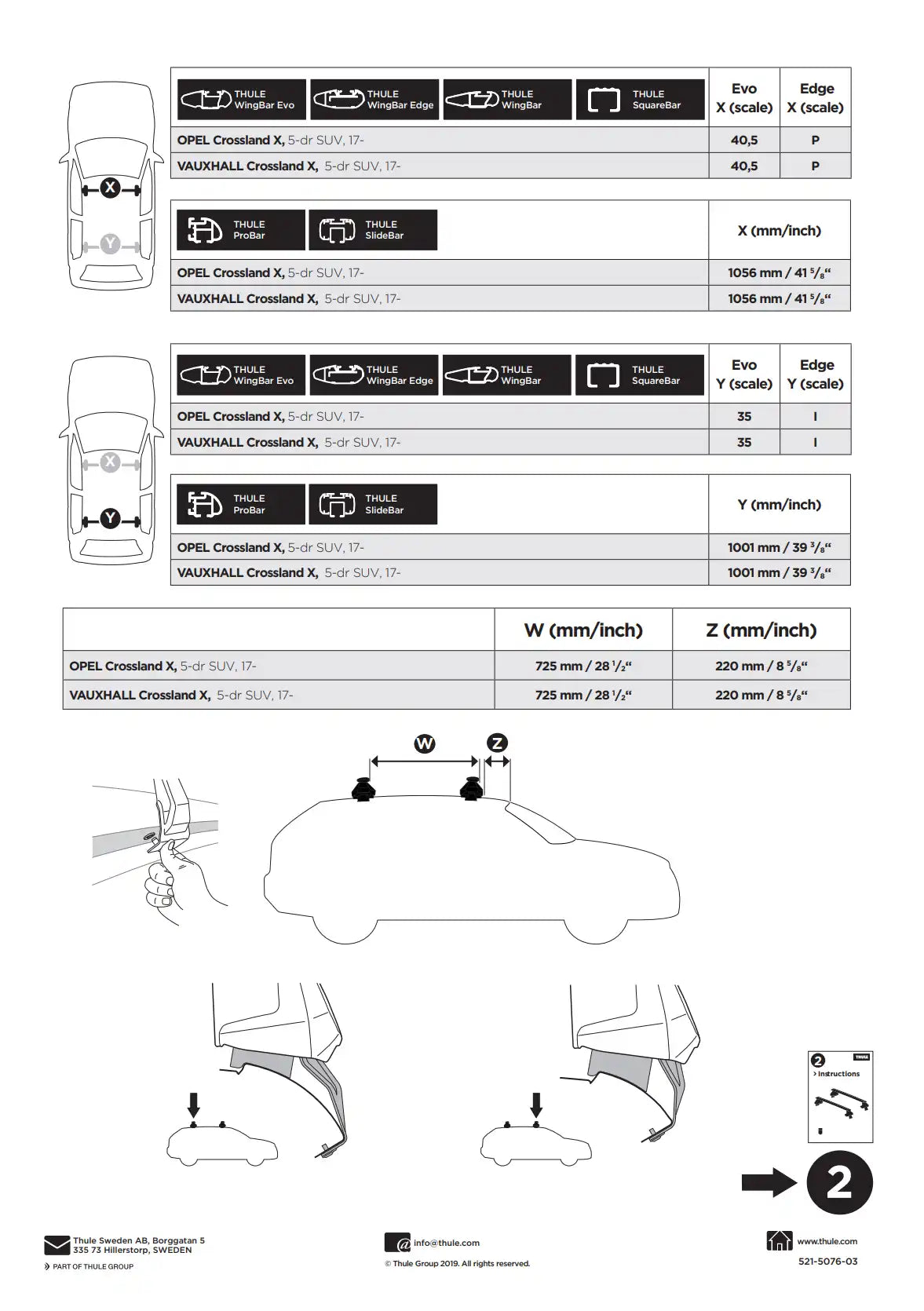 Kit Thule 145076 1 Manual
