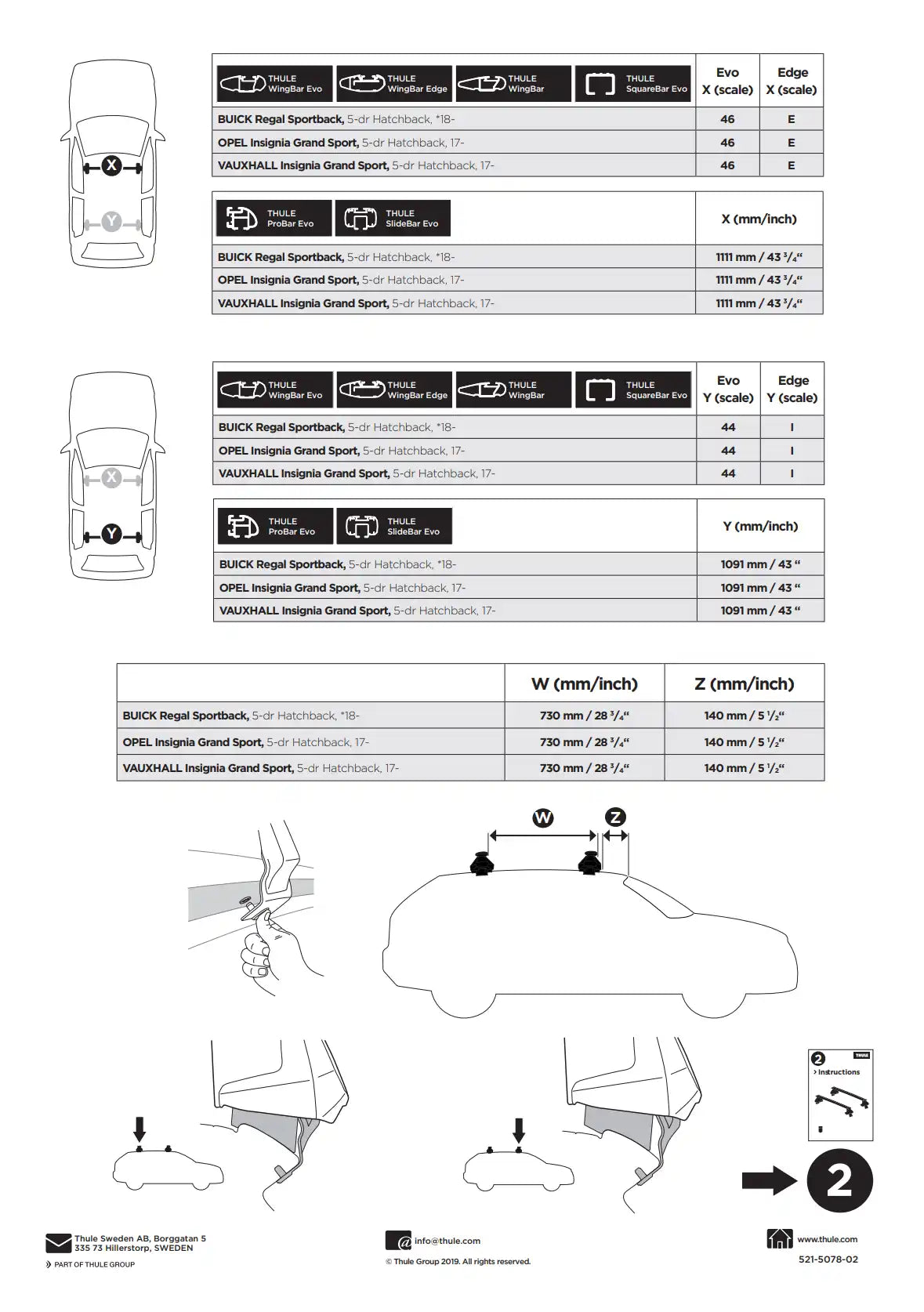 Kit Thule 145078 1 Manual