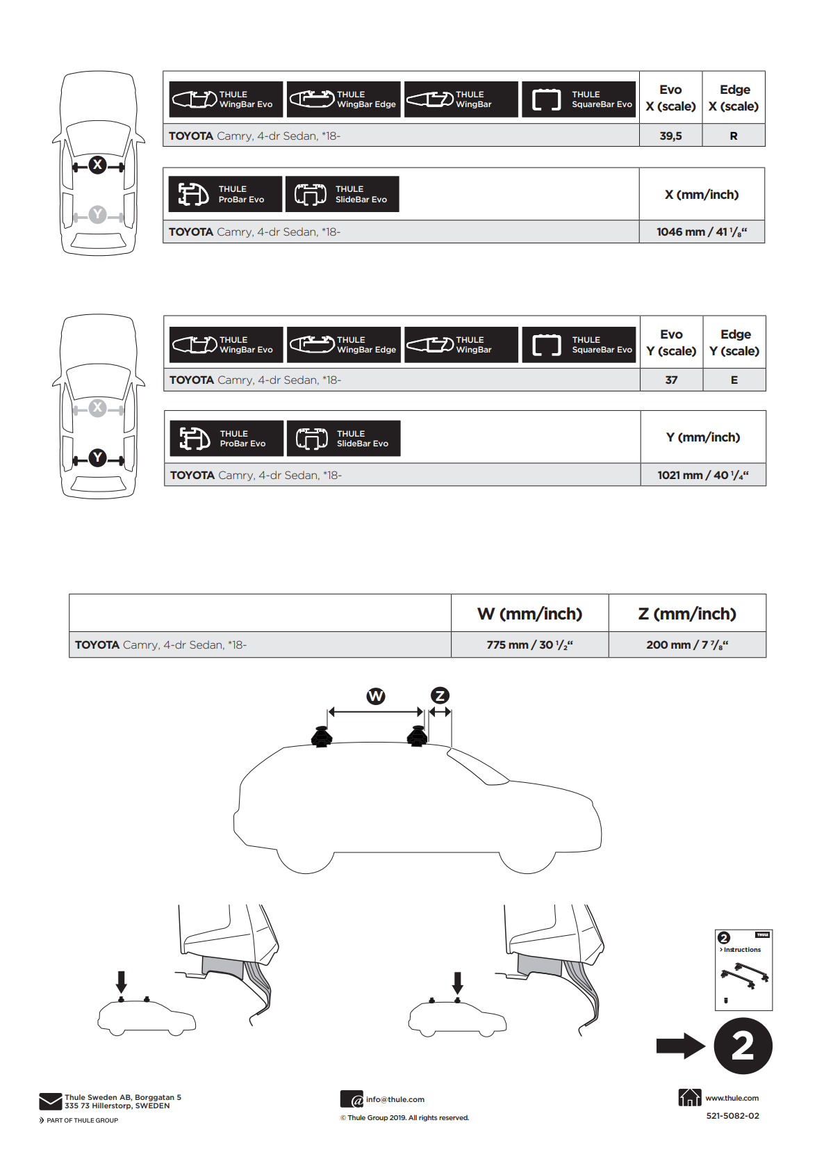 Kit Thule 145082 2 Manual
