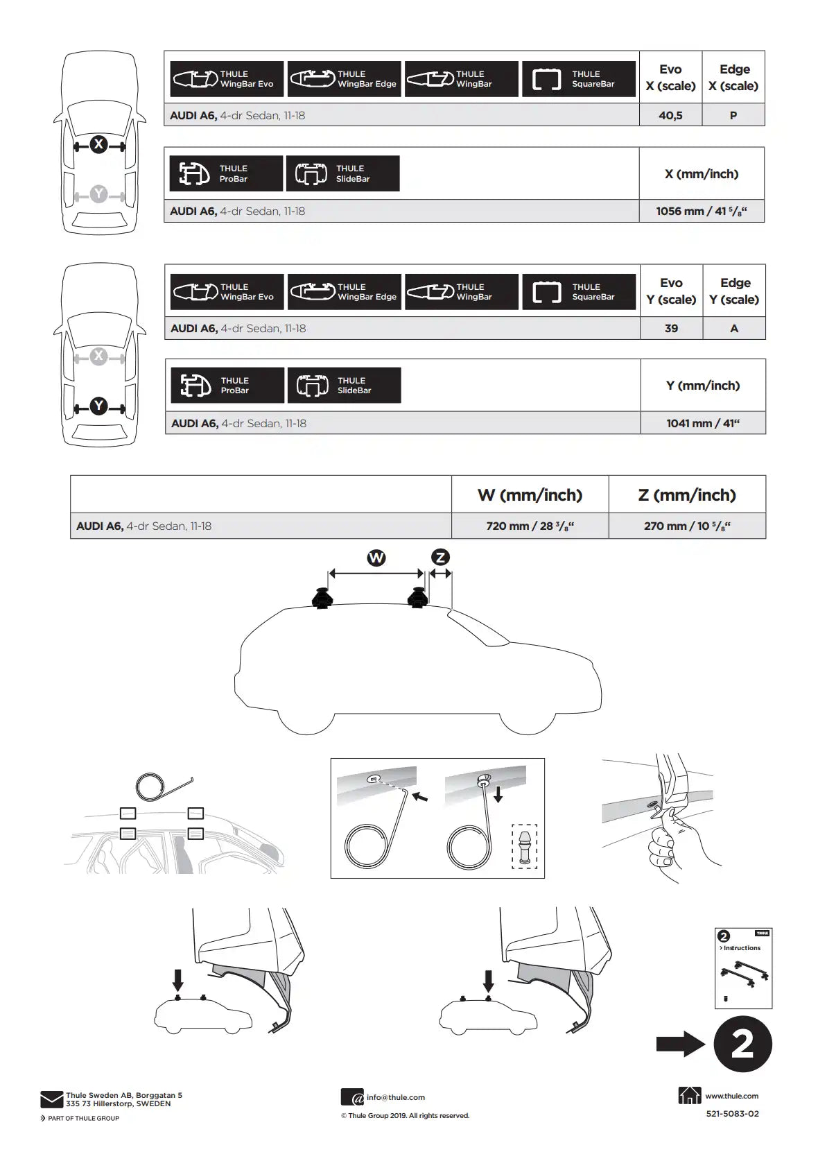 Kit Thule 145083 1 Manual