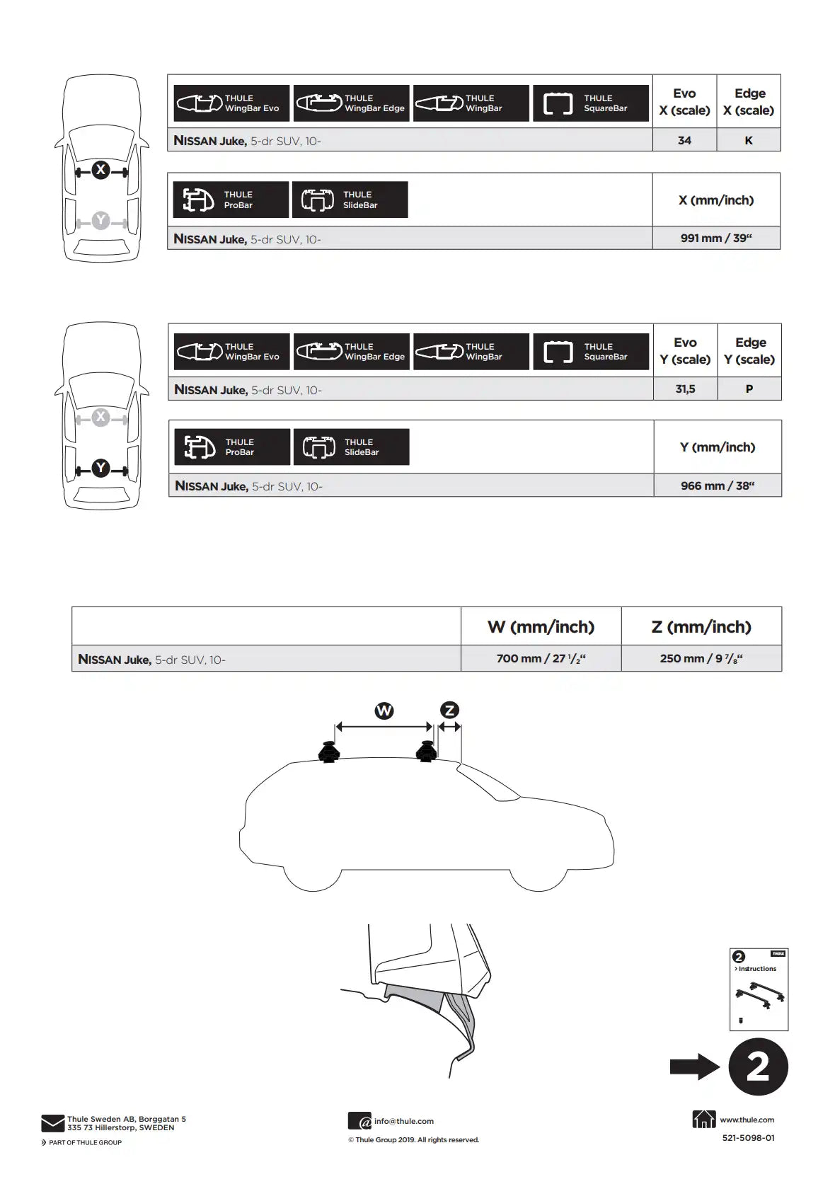 Kit Thule 145098 1 Manual 1