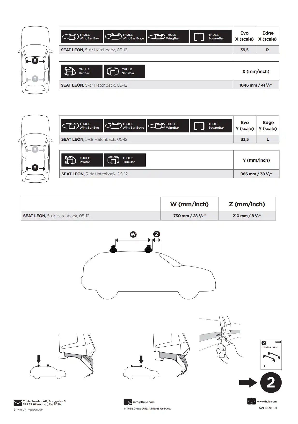 Kit Thule 145138 01 Manual