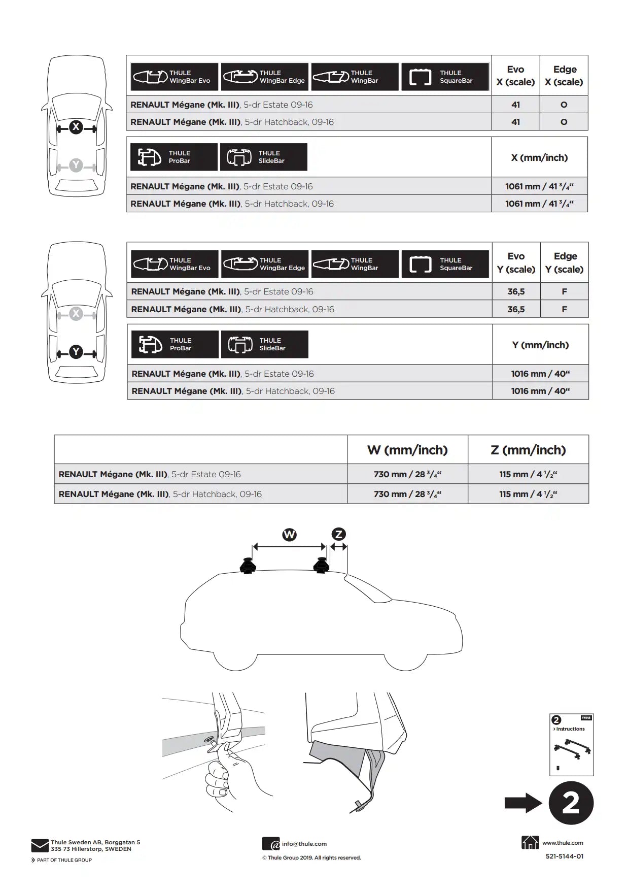 Kit Thule 145144 01 Manual