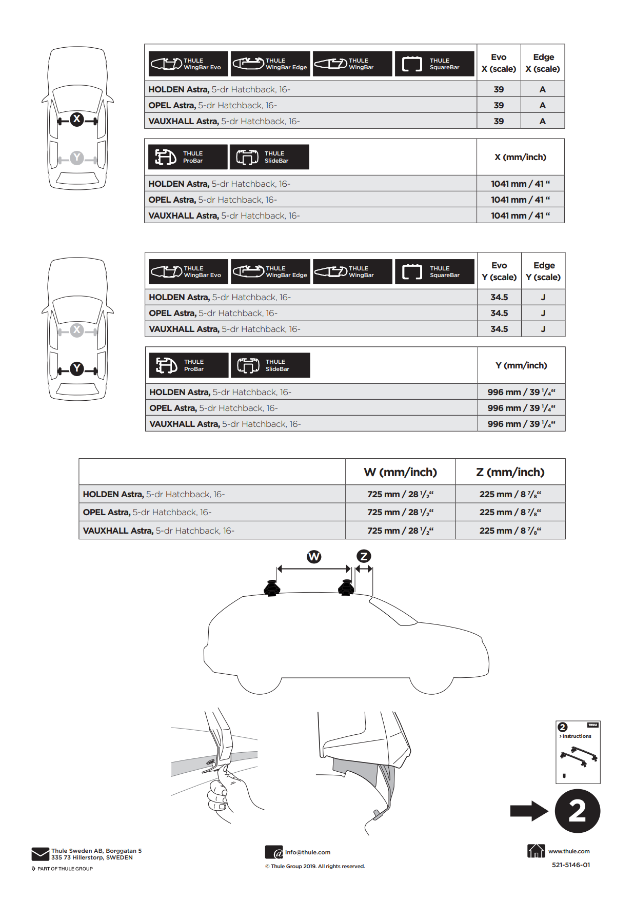 Kit Thule 145146 02 Manual