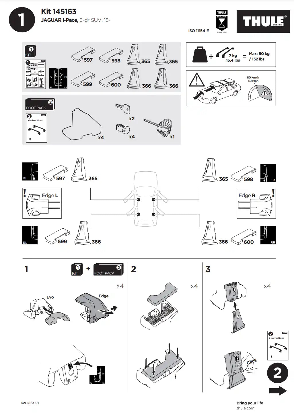 Kit Thule 145163 02 Manual